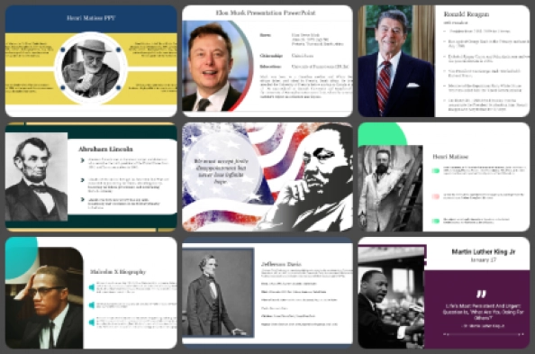 Famous People Powerpoint Templates